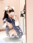 清纯反差小母狗Twitter萝莉『兔兔兔兔叽』电影院大胆露出，外表纯洁可爱私下超级反差的小母狗爸爸喜欢吗？