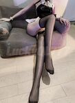 Twitter 172 九頭身で無敵の長い脚【LuckyQL777】猫メイドSVIP限定超卑猥シーン