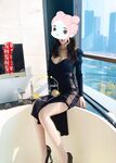 Twitter China Eastern Airlines flight attendant's best stewardess [Bean Niwan] Welfare private photoshoot, footjob and sex, the goddess is really horny, 170 perfect long legs and gun mount