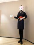 Twitter China Eastern Airlines flight attendant's best stewardess [Bean Niwan] Welfare private photoshoot, footjob and sex, the goddess is really horny, 170 perfect long legs and gun mount