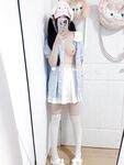 清純反差小母狗 Twitter蘿莉『aiko醬』福利私拍，清純淫盪切換只在一瞬間，清純小可愛背後是個渴望被灌滿的小母狗