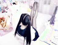 清純反差小母狗 Twitter蘿莉『蔡小熊』福利，可愛乖巧的小妹妹 怎麼能這么燒呢？一線天白虎嫩穴自己插出白漿