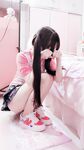 清純反差小母狗 Twitter蘿莉『蔡小熊』福利，可愛乖巧的小妹妹 怎麼能這么燒呢？一線天白虎嫩穴自己插出白漿