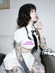 露脸才是王道！颜值巅峰白富美火爆推特网红【Sexychloe】福利，各种调教啪啪，阴环全身纹野性十足