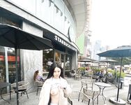 23歲露臉高顏值女神【深圳小梨渦】推特私拍，極品女菩薩，喜歡人前露出喜歡被金主調教啪啪