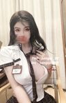 หน้าอกใหญ่และตูดอ้วน songqi_97 ยิงส่วนตัวจากด้านหลัง