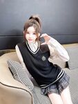 反差花臂纹身小巧玲珑学生样TS「依依」精华小合集