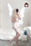 Otaku goddess! Ang Twitter ay matamis at matamis, ang Welfare Ji [Xianxiantao] ay isang bayad na trabaho, ang putol na pakpak na props ng anghel ay binaha ng puting likido ng crape myrtle at pumulandit