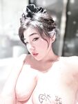 推特露臉人間胸器【反骨PP】放飛自我，各種人前極限露出，調教喝尿放尿也很母狗