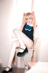 Ang seksi na dyosa na may celebrity appearance na "Little Gift is so sleepy @SleeppyLee1" Beautiful private photo shoot - [Ghost Father] Qiuyue Aili