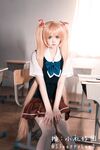 Ang seksi na dyosa na may celebrity appearance na "Little Gift is so sleepy @SleeppyLee1" Beautiful private photo shoot - [Ghost Father] Qiuyue Aili