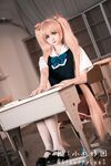 Ang seksi na dyosa na may celebrity appearance na "Little Gift is so sleepy @SleeppyLee1" Beautiful private photo shoot - [Ghost Father] Qiuyue Aili