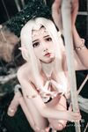 Nữ thần có vẻ ngoài gợi cảm và nổi tiếng "Xiao Li buồn ngủ quá @SleeppyLee1" Bộ ảnh riêng tư tuyệt đẹp - White Elf