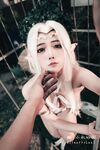 Nữ thần có vẻ ngoài gợi cảm và nổi tiếng "Xiao Li buồn ngủ quá @SleeppyLee1" Bộ ảnh riêng tư tuyệt đẹp - White Elf