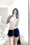 [The peak of good looks] Thai girl with long legs, pink holes and various tattoos "xgina" OF large-scale private shooting