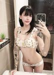 [The peak of good looks] Thai girl with long legs, pink holes and various tattoos "xgina" OF large-scale private shooting