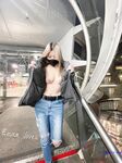 最新8月流出，推特八字大奶露脸反差婊【Emma18Y】高价订阅福利，勇闯有人男厕景区超市露出道具紫薇野战啪啪