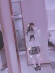 清纯白嫩小母狗学妹『辞安』白虎当然要配白丝啦，好喜欢被鸡巴插入的感觉，想当哥哥的炮架被哥哥抱起来操