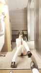 清纯白嫩小母狗学妹『辞安』白虎当然要配白丝啦，好喜欢被鸡巴插入的感觉，想当哥哥的炮架被哥哥抱起来操