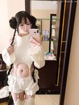 可欲可甜，推特露脸小女神【莉犬酱】白虎巨乳萌妹，大尺度私拍福利