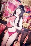超美巨乳女神【黎菲兒（三頭犬）】OF私拍福利 肚兜挑逗
