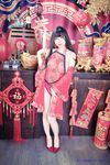 超美巨乳女神【黎菲兒（三頭犬）】OF私拍福利 肚兜挑逗