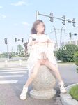 ロリ露出、ザイザイ、白くて細くて可愛いロリ露出プレイ