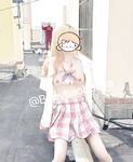 ロリ露出、ザイザイ、白くて細くて可愛いロリ露出プレイ