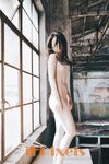 露出人体写真，【iFPixels】修长模特嫩白身体