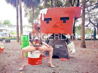 9월 최신 워터프리 소식! 트위터 [HUNGERLAN] 팔로워 40만 명을 보유한 여신은 초특급 구강성교 중 행인들 앞에 노출, 릴리 3P 항문항문 발달