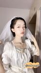 04年清纯露脸小姐姐【胡椒籽】最新9月定制-婚纱