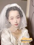 04年清纯露脸小姐姐【胡椒籽】最新9月定制-婚纱
