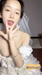 04年清纯露脸小姐姐【胡椒籽】最新9月定制-婚纱