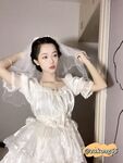 04年清纯露脸小姐姐【胡椒籽】最新9月定制-婚纱