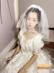 04年清纯露脸小姐姐【胡椒籽】最新9月定制-婚纱