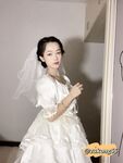 04年清纯露脸小姐姐【胡椒籽】最新9月定制-婚纱