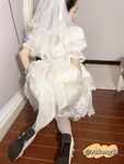 04年清纯露脸小姐姐【胡椒籽】最新9月定制-婚纱