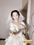 04年清纯露脸小姐姐【胡椒籽】最新9月定制-婚纱