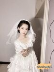 04年清纯露脸小姐姐【胡椒籽】最新9月定制-婚纱