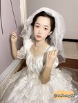 04年清纯露脸小姐姐【胡椒籽】最新9月定制-婚纱