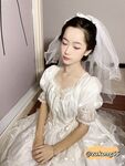 04年清纯露脸小姐姐【胡椒籽】最新9月定制-婚纱