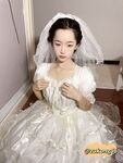 04年清纯露脸小姐姐【胡椒籽】最新9月定制-婚纱