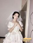 04年清纯露脸小姐姐【胡椒籽】最新9月定制-婚纱