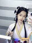 The innocent young lady showing her face in 2004 [Pepper Seed] latest customization for September - Hanfu