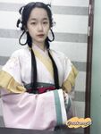 The innocent young lady showing her face in 2004 [Pepper Seed] latest customization for September - Hanfu