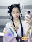 The innocent young lady showing her face in 2004 [Pepper Seed] latest customization for September - Hanfu