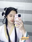 The innocent young lady showing her face in 2004 [Pepper Seed] latest customization for September - Hanfu