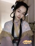 The innocent young lady showing her face in 2004 [Pepper Seed] latest customization for September - Hanfu
