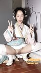 The innocent young lady showing her face in 2004 [Pepper Seed] latest customization for September - Hanfu