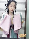 The innocent young lady showing her face in 2004 [Pepper Seed] latest customization for September - Hanfu